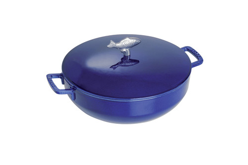 Staub Cast Iron 5 qt. Bouillabaisse Pot - Dark Blue