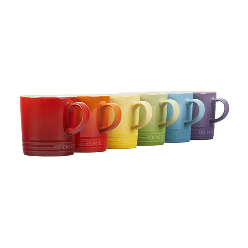 Le Creuset Set of 6 London Mugs - Multi-Color