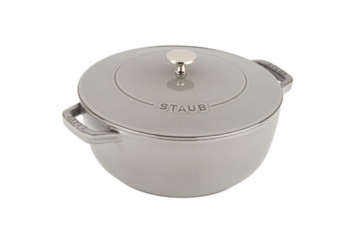 Staub Cast Iron 3 3/4 qt. Essential French Oven - Graphite Grey