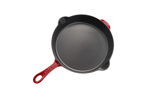 Staub Cast Iron 11" Cherry Traditional Fry Pan