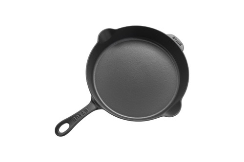 Staub Cast Iron 11" Traditional Fry Pan - Matte Black