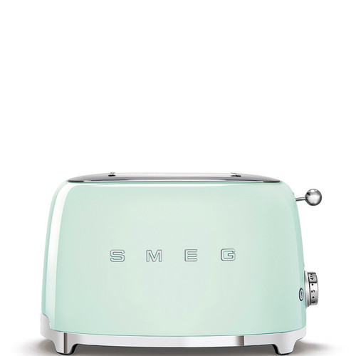 Smeg Retro Style 2x2 Slice Toaster - Pastel Green