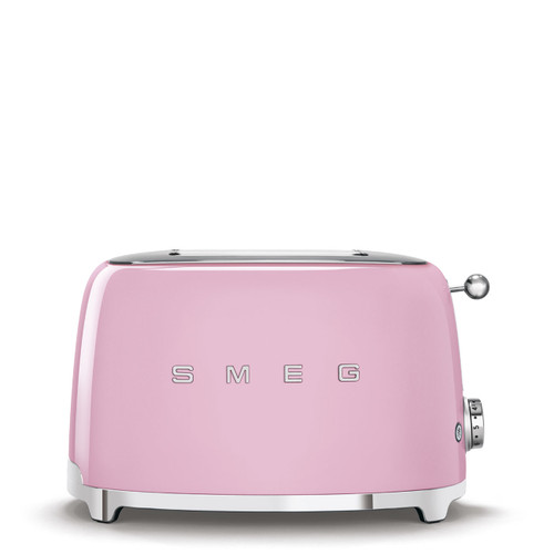 Smeg Retro Style 2x2 Slice Toaster - Pink
