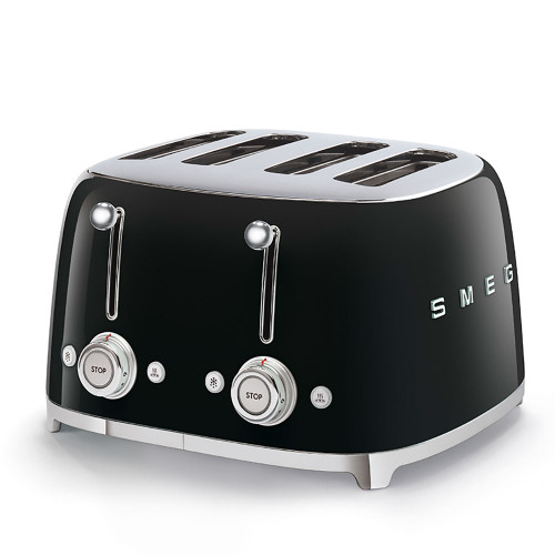 SMEG 50’s Retro Style 4-Slot Toaster - Black
