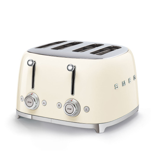 SMEG 50’s Retro Style 4-Slot Toaster - Cream