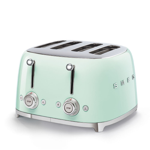 SMEG 50's Retro Style 4-Slot Toaster - Pastel Green