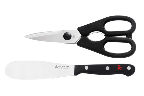 Wusthof 2 Piece Spreader & Shears Set