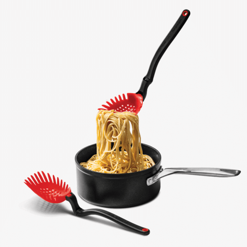 Dreamfarm Holey Spadle Slotted Spoon - Red